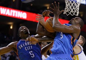 Kendrick Perkins, Serge Ibaka