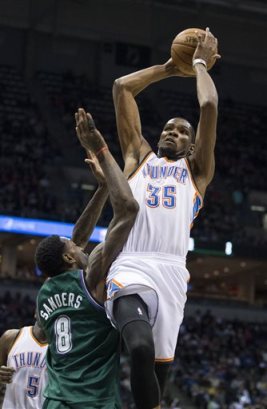 Kevin Durant, Larry Sanders