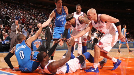 knicks thunder