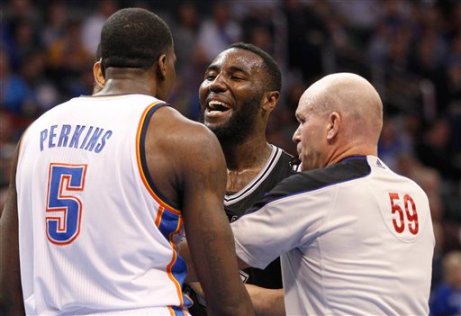 Gary Zielinski, Kendrick Perkins, DeJuan Blair