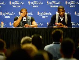 kevin durant russell westbrook oklahoma city thunder nba finals