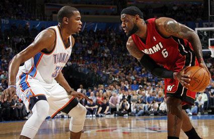 durant lebron james miami heat thunder finals