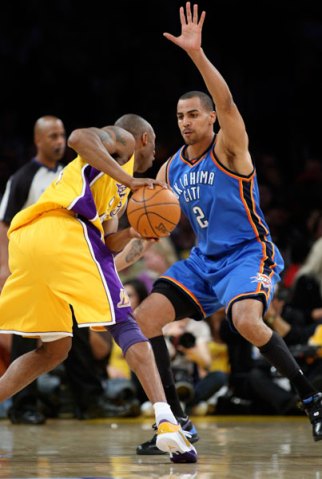 sefolosha bryant kobe lakers thunder