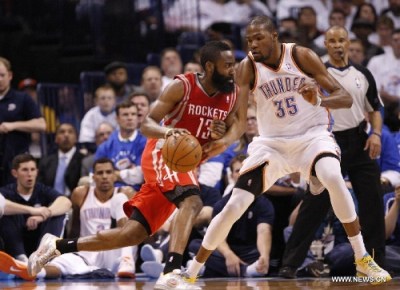 harden durant thunder rockets
