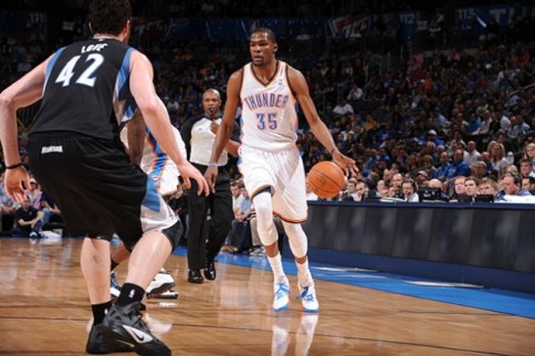 durant love thunder timberwolves