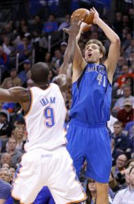 nowitzki ibaka thunder mavericks