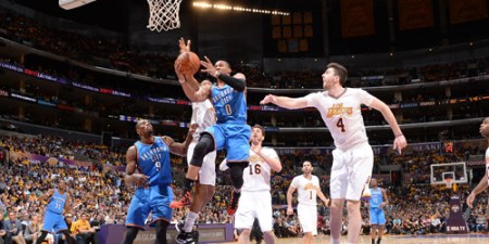 Oklahoma City Thunder v Los Angeles Lakers