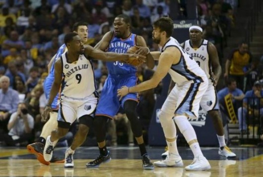 durant collison allen gasol randolph grizzlies thunder