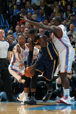 westbrook hibbert perkins thunder pacers