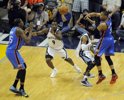 durant westbrook allen conley thunder grizzlies