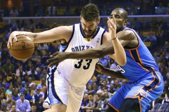 gasol ibaka thunder grizzlies