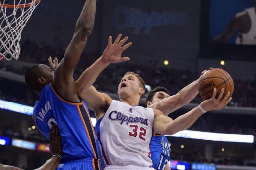 ibaka adams griffin thunder clippers