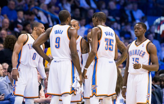 westbrook ibaka durant jackson jones thunder