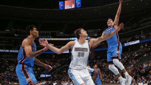mcgary adams mozgov thunder nuggets