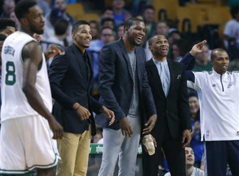 durant westbrook roberson thunder injuries