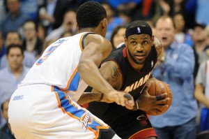 NBA: Miami Heat at Oklahoma City Thunder