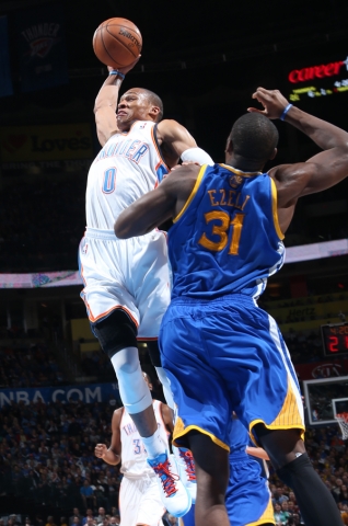 westbrook thunder ezeli warriors