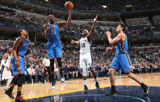 durant westbrook adams thunder randolph conley grizzlies