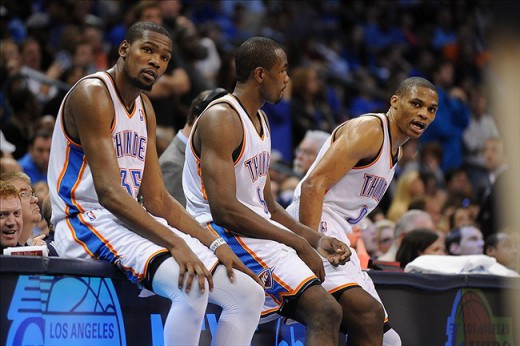 durant westbrook ibaka thunder
