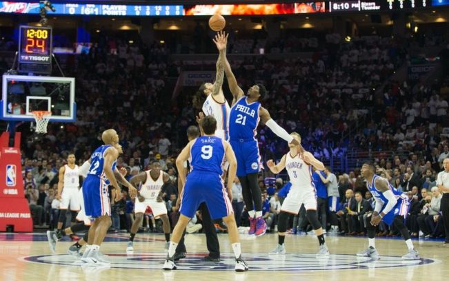 NBA: Oklahoma City Thunder at Philadelphia 76ers